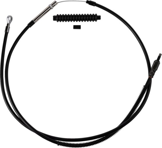 Barnett High-Efficiency Black Vinyl Clutch Cable +6in For Harley-Davidson