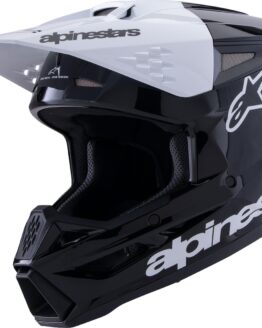 Alpinestars SM3 Radium Helmet Gloss Black/White/Gray XL