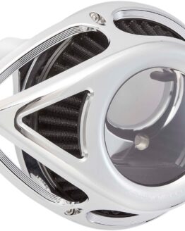 Clear Tear Sucker Air Cleaner Kit Chrome by Arlen Ness Fits 17-Up FLT Models
