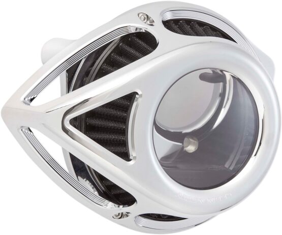 Clear Tear Sucker Air Cleaner Kit Chrome Fits 08-16 FLT Models