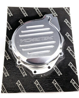 Silver Stator / Magneto Cover - Large Left Engine Case Cover