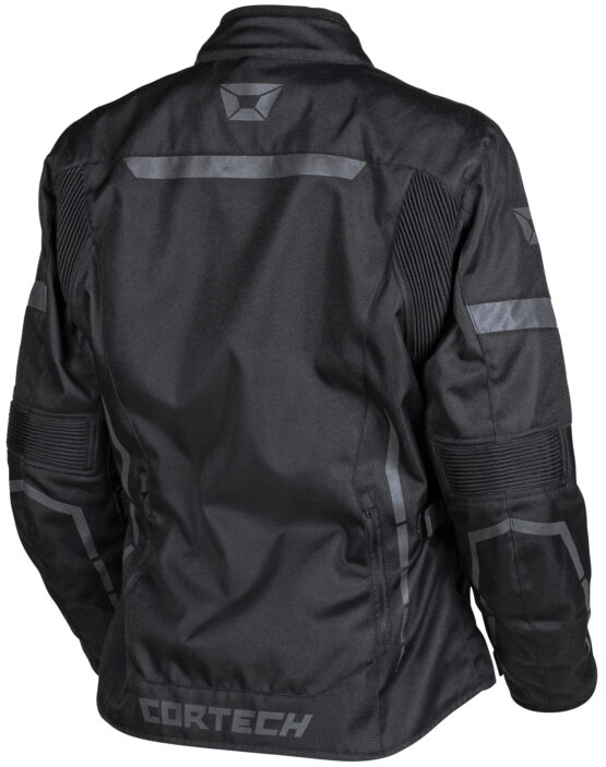 Women's Aero-Tec Armored Motorcycle Riding Jacket Black X-Large - Image 4