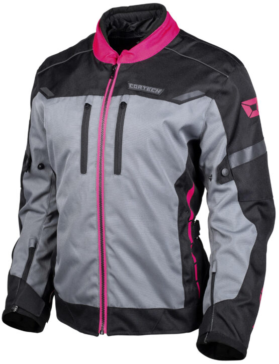 Women's Aero-Tec Armored Riding Jacket Rubine/Gunmetal Small - Image 2