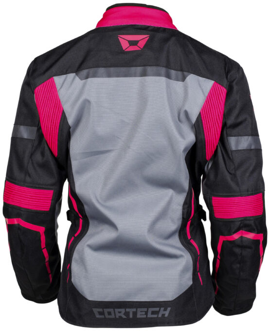 Women's Aero-Tec Armored Riding Jacket Rubine/Gunmetal Small - Image 4