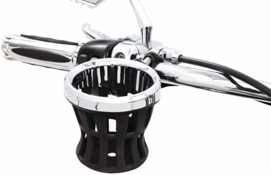 Ciro Gen 2 Drink Holder Chrome 1-1/8 or 1-1/4 in Handlebar Mount - Image 3