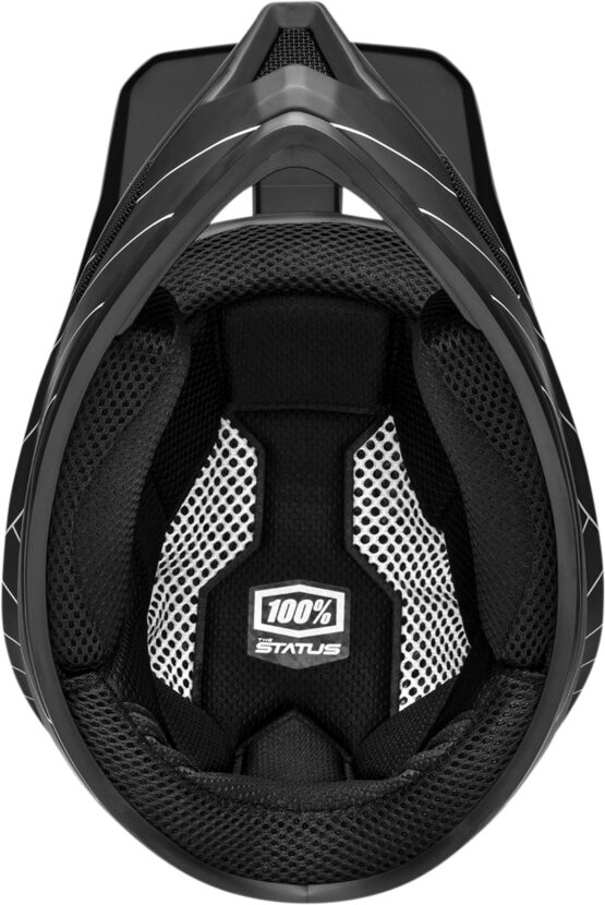 100% Status Bike Helmet Black 2XL - Image 3