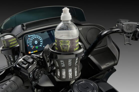 Ciro Gen 2 Drink Holder Black Perch Mount For Harley, Indian, Honda - Image 2