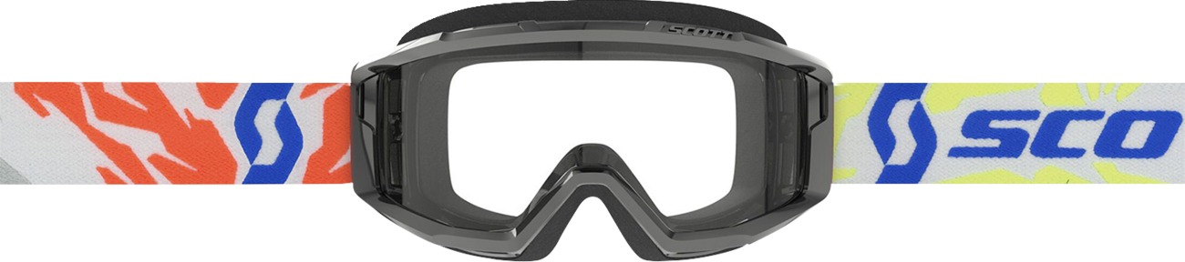 Scott Primal Youth Motocross Goggles Black Clear Lens - Image 3
