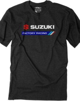 Men's Suzuki Factory Racing Tee Black XL by Factory Effex