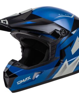 MX-46 Compound Helmet Black/Blue/Grey X-Large