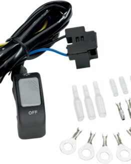 Moose Offroad Universal Headlight Switch Kit Gray/Black