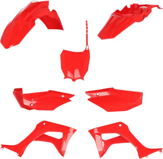 Acerbis Full Plastic Kit - Red Fits 2019+ Honda CRF110F