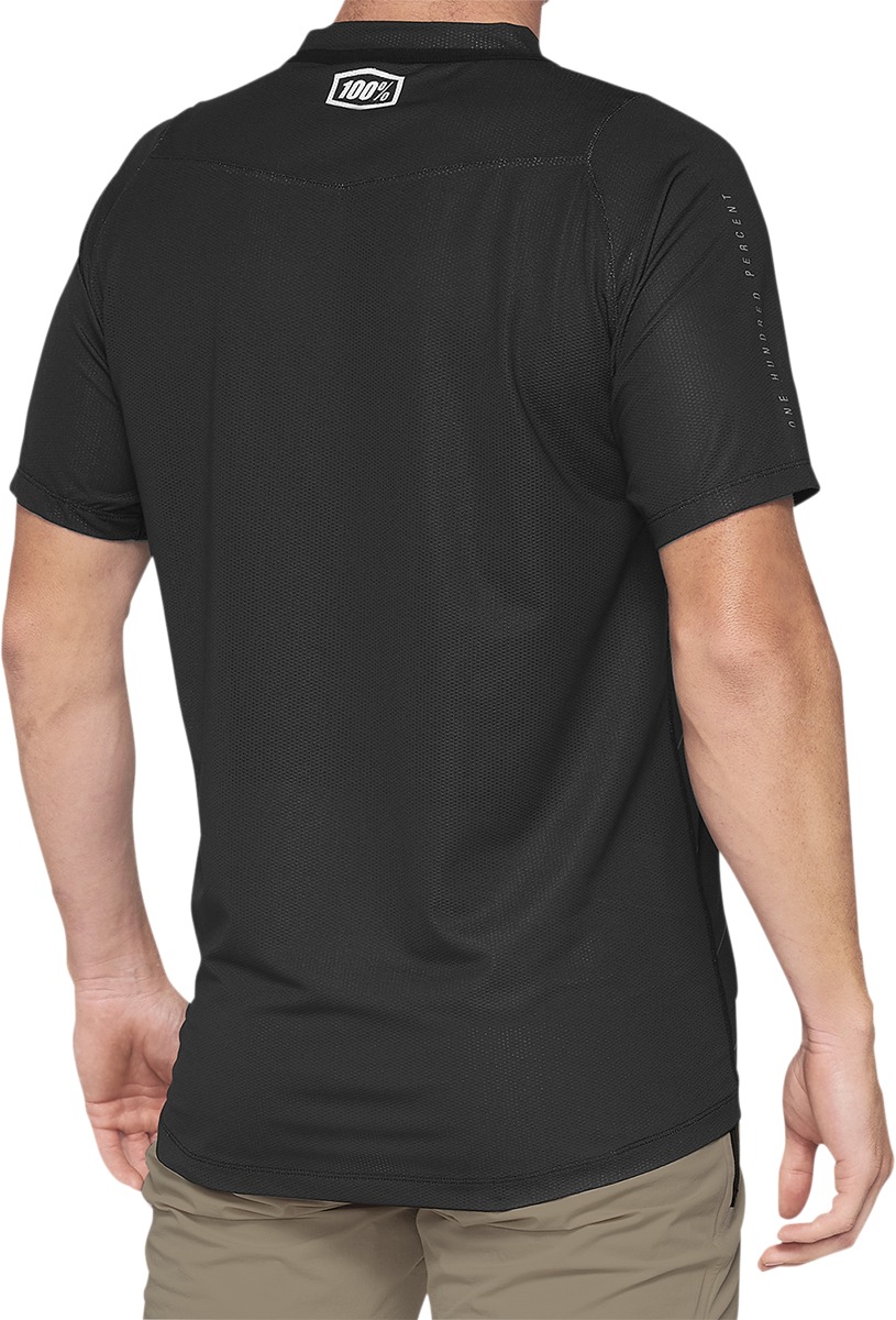100% Celium Short-Sleeve Jersey Dark Gray Men's Medium - Image 3