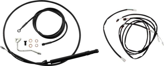 Extended Black Control Cable Kit for 18" Gorilla Bars