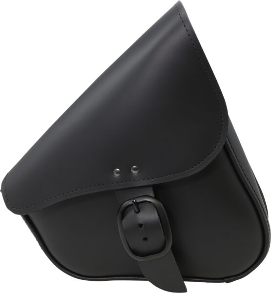 Willie & Max Leather Swingarm Bag Black for Harley Sportster Models