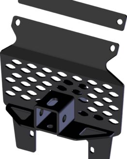 KFI 2" Front Upper Receiver Hitch Black For 22-23 Honda Pioneer 1000