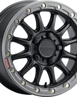 Raceline Alpha Beadlock Wheel 17x7 Black with Gunmetal Ring 5x114.3 +40