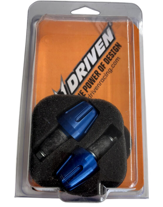 V1 Bar End Weights for 7/8" Handlebars - Blue - Image 2