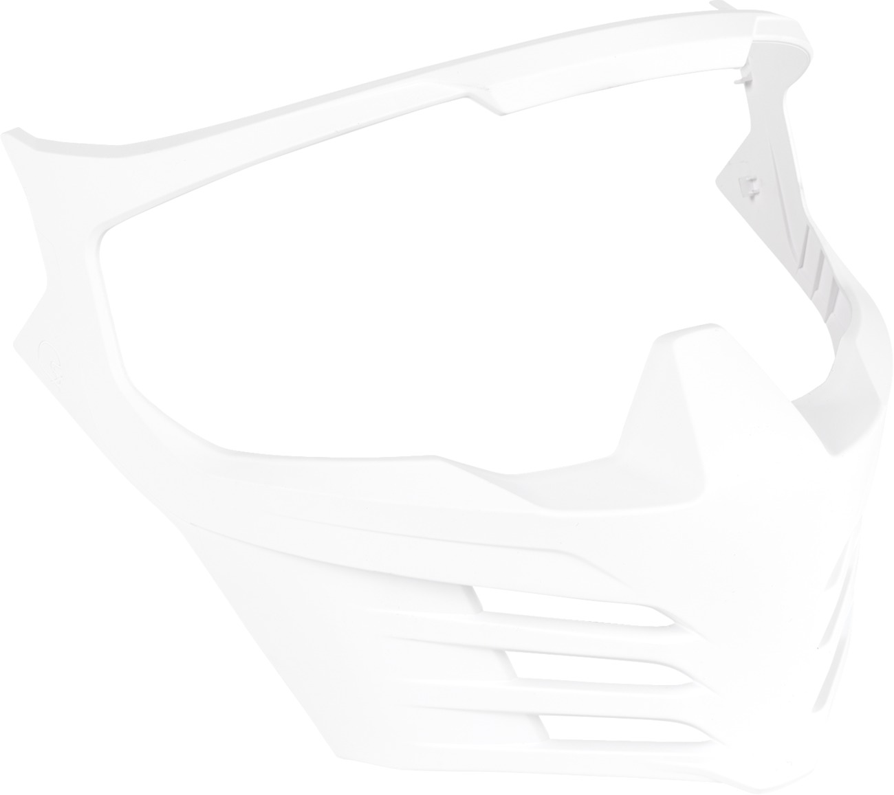 ICON Elsinore Helmet Face Mask White Matte One Size - Image 3