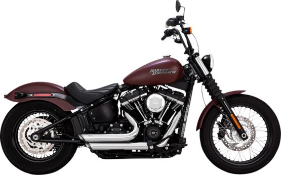 Vance & Hines PCX Shortshots Staggered Exhaust Chrome Fits 18-22 Softail - Image 4