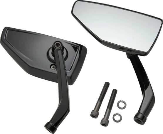 Ciro Chicane Black Side View Mirrors Pair