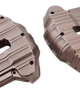 Arlen Ness 10-Gauge Rocker Box Covers Titanium