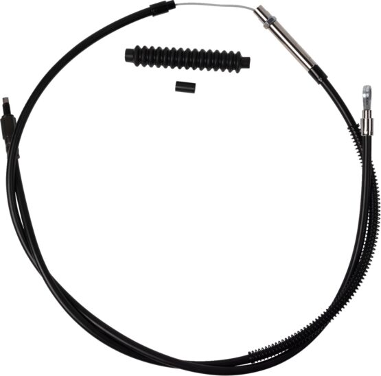 Barnett High-Efficiency Black Vinyl Clutch Cable +6in For Harley-Davidson