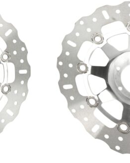 Polished Brake Rotor Front Set