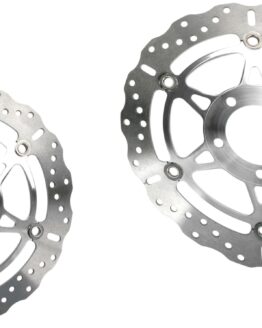 Polished Brake Rotor Front Set