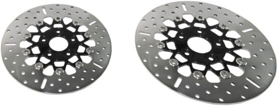 Black Chrome Contour Floating Brake Rotor
