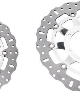 Polished Brake Rotor Front Set