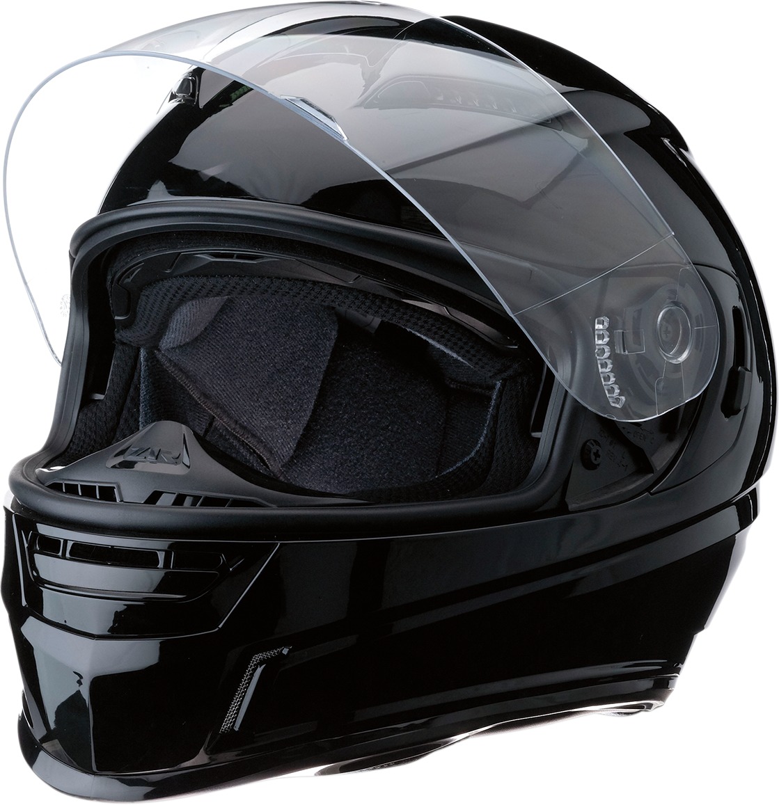 Jackal Full Face Street Helmet Gloss Black X-Large - Image 5