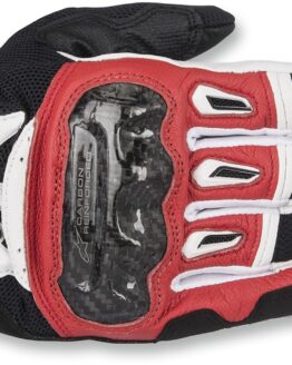 SMX-2 V2 Air Carbon Motorcycle Gloves Black/Red/White Small