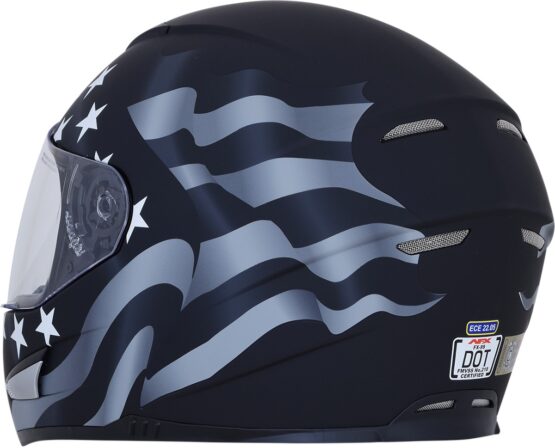 FX-99 Full Face Street Helmet Black Small - Image 6