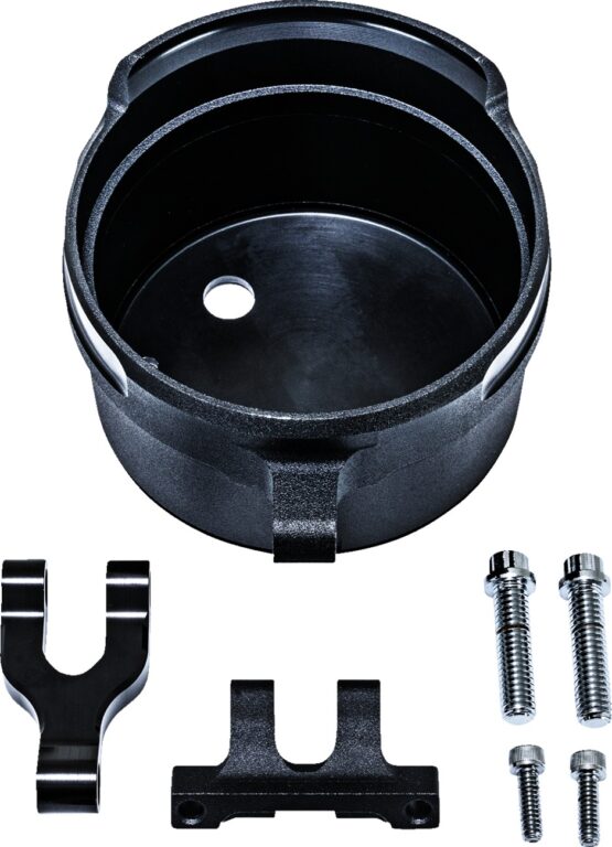 Performance Machine Round Gauge Relocation Kit Black Ops - Image 5