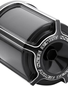 Arlen Ness Beveled Reusable Oil Filter Black