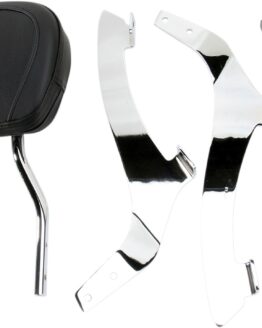 Tall Round 17" Sissy Bar Chrome