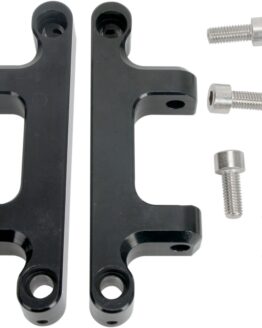 Driver Floorboard Brackets - Black
