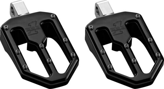 Pro-One Moto V1 Foot Pegs Black Male Mount Pair