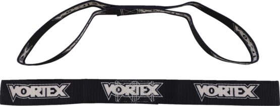Vortex Soft Tie 1.5in x 18in Black Tie-Down Strap, Universal