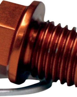 Moose Magnetic Drain Plug M12x1.5x20mm Orange