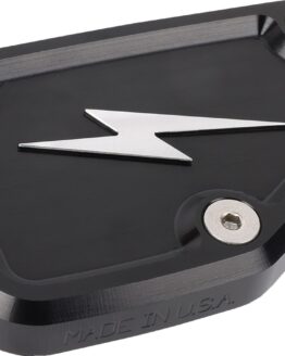 Thrashin Supply Front Brake Master Cylinder Cover Black for Harley Touring