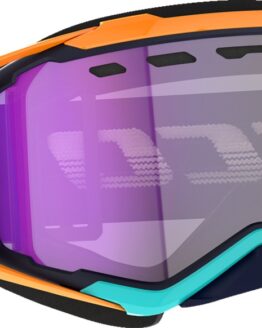 Scott Prospect Snow Cross LS Goggle Blue/Orange Blue Chrome Lens