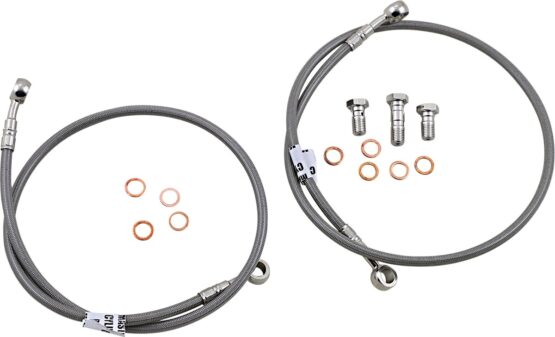 Stainless Steel Front Brake Line Kit - 2 Lines