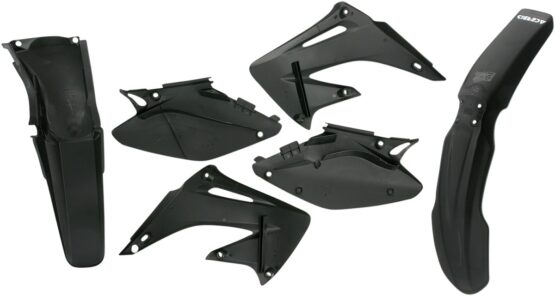 Acerbis Black Plastic Kit 6pc Fits 04-07 Honda CR125R CR250R - Image 3