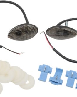 Pair of LED Flush Mount Turn Signals - Smoke Lens
