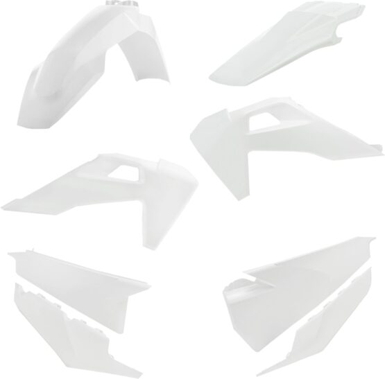 Acerbis Body Plastic Kit White For Husqvarna TC/FC/FX/TX 125-450 2019-2022