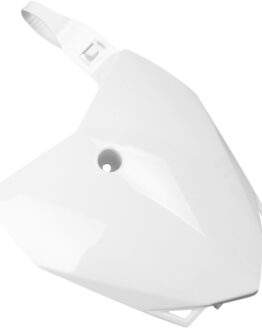 UFO Front Number Plate White Fits Kawasaki KLX110