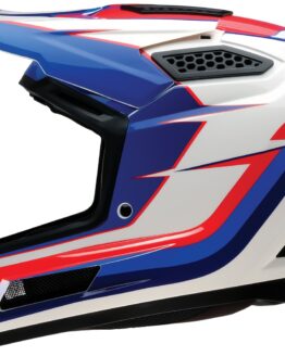 Z1R Dirt Maxx Vortex Helmet Red/White/Blue Large