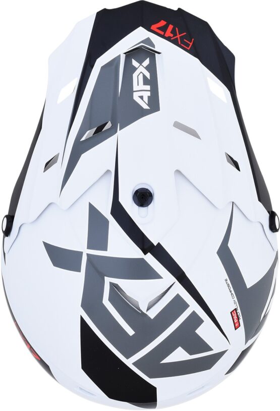 FX-17 Full Face Offroad Helmet Matte White X-Large - Image 9